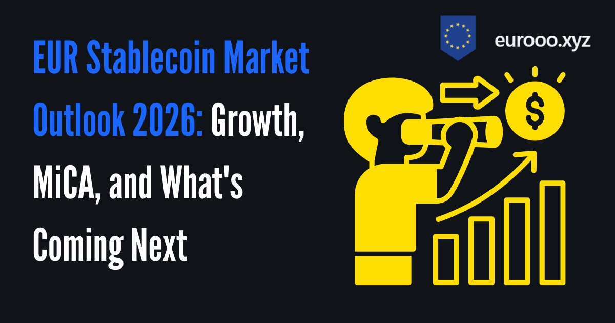 EUR Stablecoin Market Outlook 2026: Growth, MiCA, and What's Coming Next